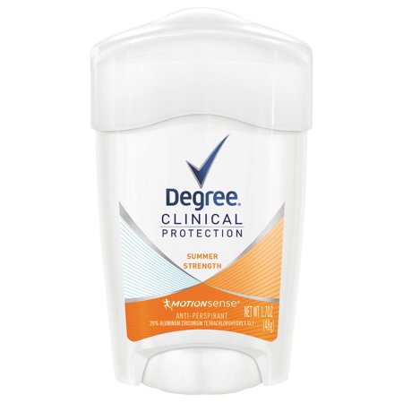 - Degree Women Summer Strength Clinical Antiperspirant Deodorant, 1.7 oz