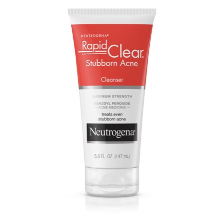 Neutrogena Rapid Clear Stubborn Daily Acne Facial Cleanser, 5 fl. (Best Face Wash For Tweens With Acne)