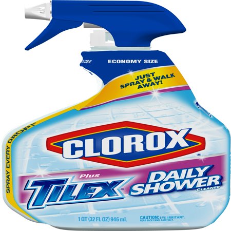 Clorox Plus Tilex Daily Shower Cleaner, Spray Bottle, 32 Ounces ...