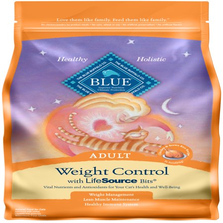 Blue Buffalo Weight Control All Breeds Adult Dry Cat Food, Chicken ...