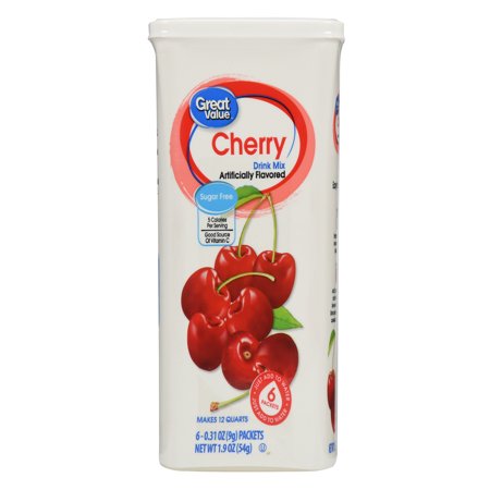 drink mix sugar cherry value oz count walmart
