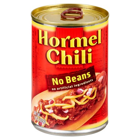 - (4 pack) Hormel Chili No Beans, 15 Ounce