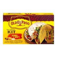 (4 Pack) Old El Paso⢠Hard & Soft Taco Dinner Kit 11.4 oz Box