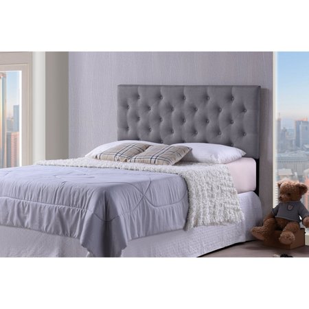 Baxton Studio Viviana Modern and Contemporary Faux Leather Upholstered Button-Tufted Full Size Headboard, Multiple Sizes and Colors