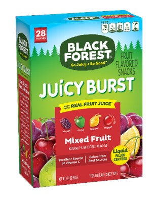found white powder in black forest fruit snacks