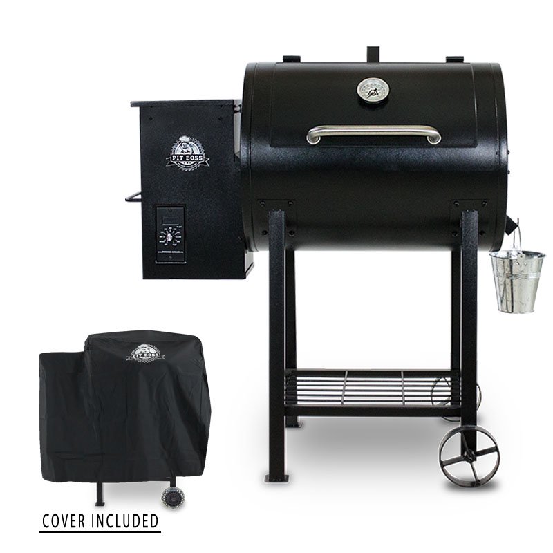 PIT BOSS 700FB WOOD PELLET GRILL BUNDLE - GRILL COVER INCLUDED