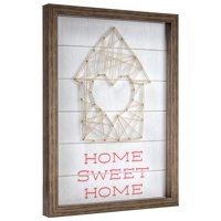 Home Sweet Home Wood Framed Wall Decor 12x16