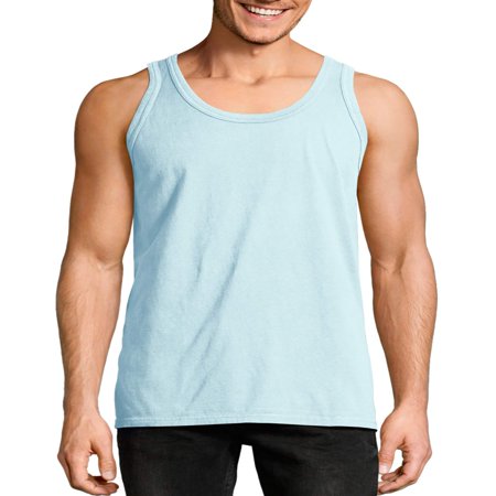 Hanes Men's comfortwash garment dyed sleeveless tank (Top Ten Best Tanks)