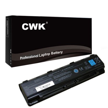 Satellite A80 Series Battery CWK® High Performance NEW Battery for Toshiba Part Number PA5024U-1BRS Laptop Notebook Netbook Computer - 6cells 4400 mAh Satellite L850 Series battery w/ 24 Months Warranty ()