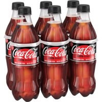 (4 Pack) Coca-Cola Zero Sugar Soda, 16.9 Fl Oz, 6 Count
