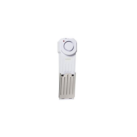 Black Cat Door Stop - SIRE Wedge Door Stop Security Alarm with 120 dB Siren - Great for Home, Travel, Apartment or Dorm