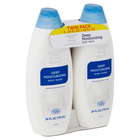 Equate Beauty Deep Moisturizing Body Wash Twin Pack, 24 fl oz, 2 (Best Moisturising Body Wash)