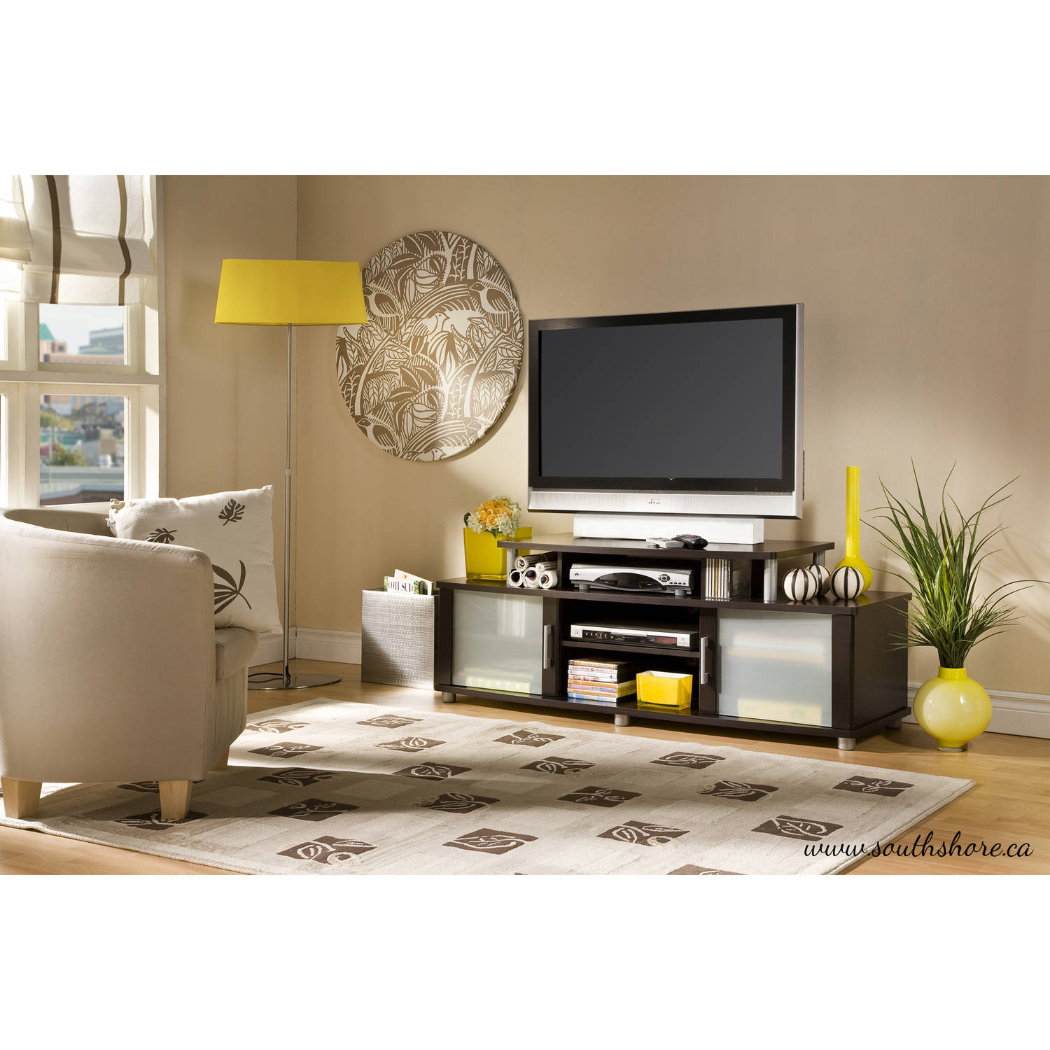 South Shore City Life TV Stand, for TVs up to 50'', Multiple Finishes