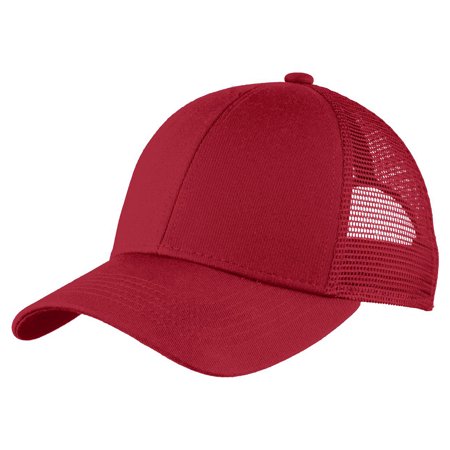 Cap Sleeve V-neck Cap - Port Authority Men's Adjustable Mesh Back Cap