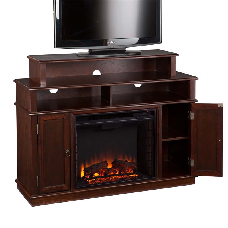 Southern Cumberland Media Fireplace, Espresso - Box 1 of 2