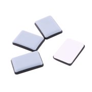 Furniture Sliders Self Stick Furniture Slider Mover Glides Rectangle Shaped Foot Ligth Blue 4pcs