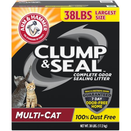 - Arm & Hammer Clump & Seal Litter, Multi-Cat 38 lb.