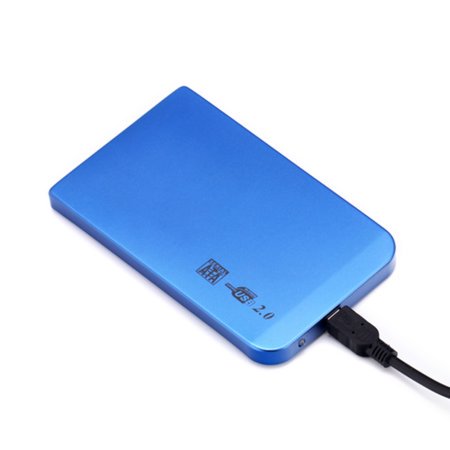 2.5-inch Aluminum External Hard Drive Disk Enclosure USB 2.0 to SATA 2.5