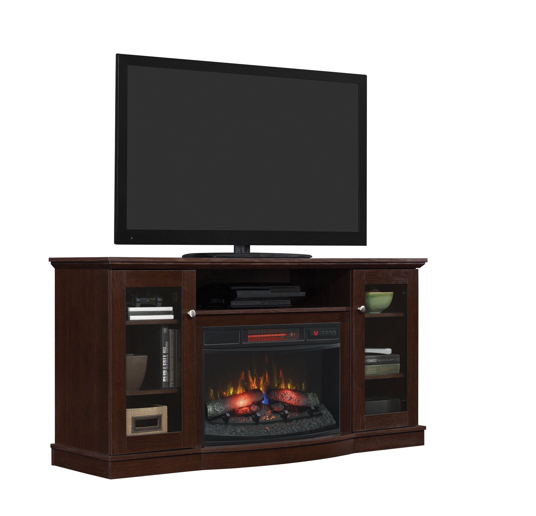 ChimneyFree Media Electric Fireplace for TVs up to 65'', Multiple Colors