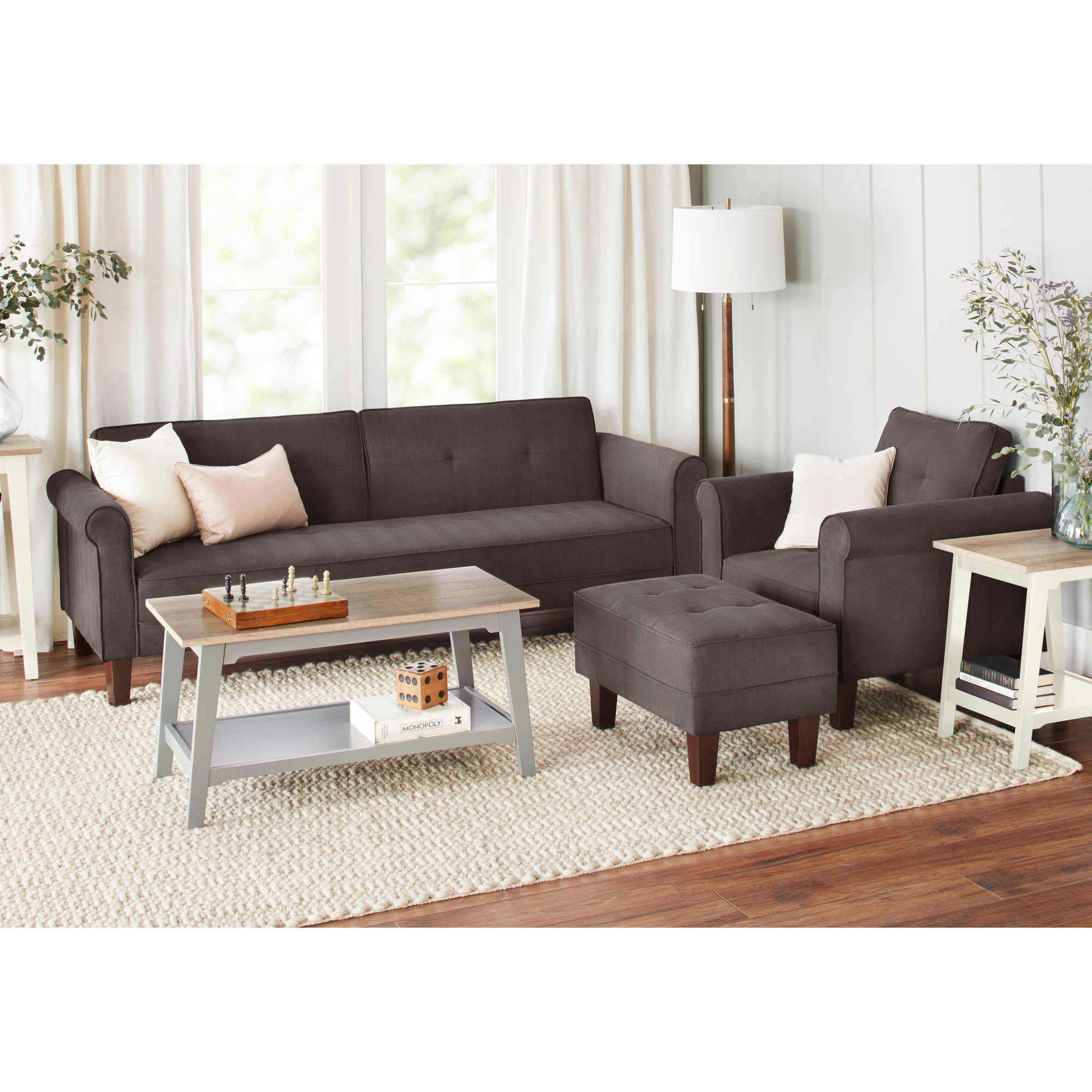 10 Spring Street Ashton Microfiber Sofa Bed