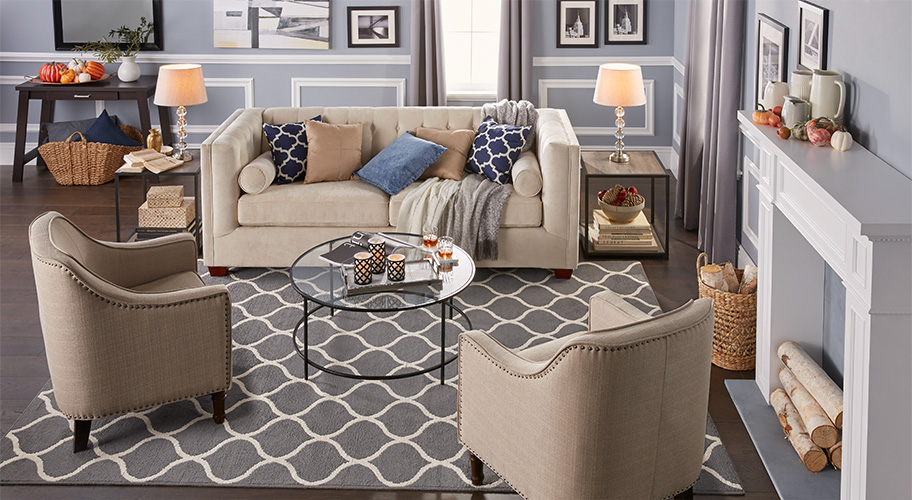 Living Room Furniture Transitional Style The Great Thing About Is That It Blends Traditional And Contemporary