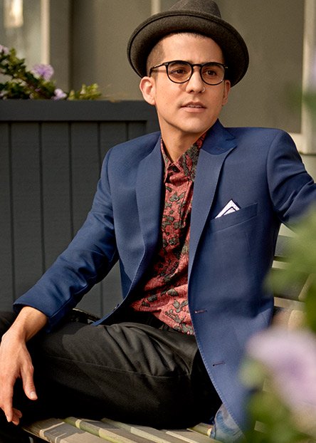 Spring must-haves. Men’s trends. From pattern play to cool camo and beyond, these are the looks he's loving right now.