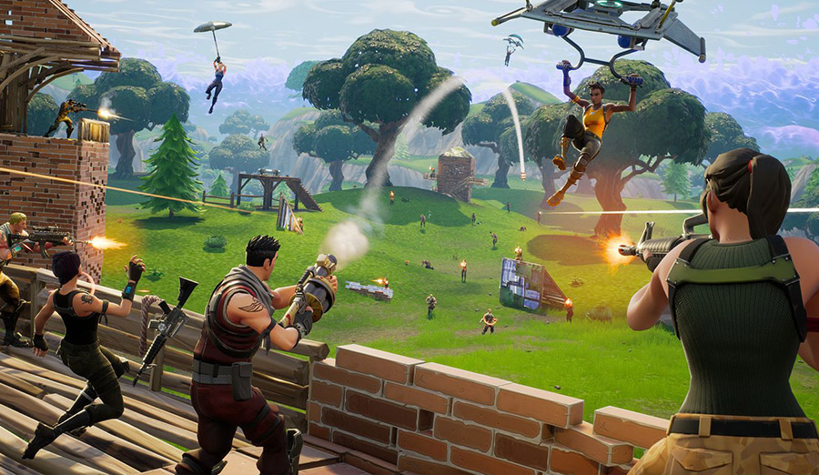 Nintendo Switch Fortnite Team Up For An Epic Bundle Walmart Com - nintendo switch fortnite double helix bundle fortnite battle royale pits dozens of players against one