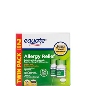 equate brand walmart allergy