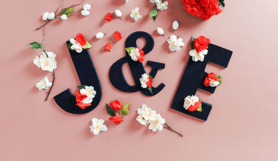 Decorating Diy Fl Fabric Wood Letters Com Decorating Diy Faux Fl Wooden Letters