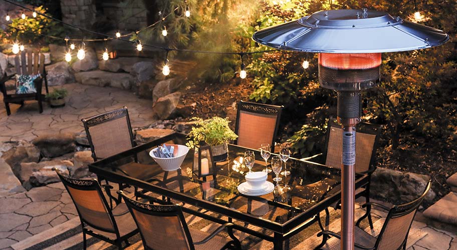 Extend the warmth. Create an inviting retreat with stylish patio furniture, decor & an outdoor heater, perfect for the cooler nights ahead. Extend the warmth. Create an inviting retreat with stylish patio furniture, decor & an outdoor heater, perfect for the cooler nights ahead.