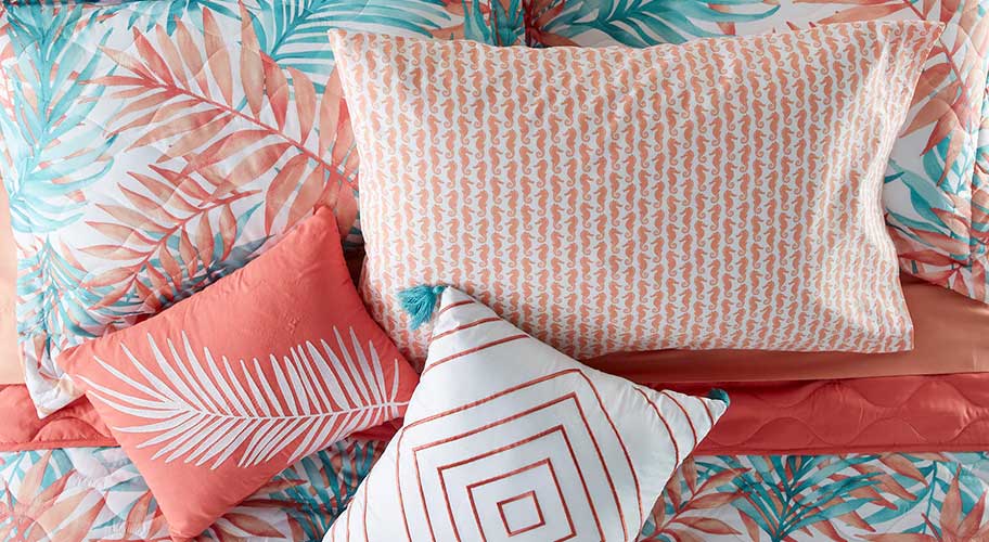 Spring forward. Get your beauty sleep in style. Find bedding from our exclusive brands in the bright colors and chic prints of the season, all at a value you’ll love. Pick up a whole new set or mix things up with new sheets and shams. Spring forward. Get your beauty sleep in style. Find bedding from our exclusive brands in the bright colors and chic prints of the season, all at a value you’ll love. Pick up a whole new set or mix things up with new sheets and shams.