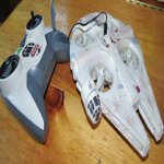 star wars millennium falcon air hogs