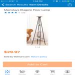 Mainstays Etagere Floor Lamp - Walmart.com