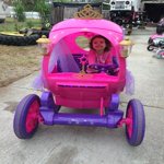 walmart power wheels princess carriage