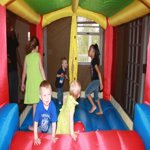 little tikes shady jump n slide bounce room